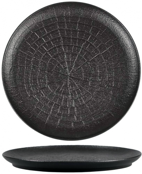 Тарелка Black Raw Wood Ø21 CM 1