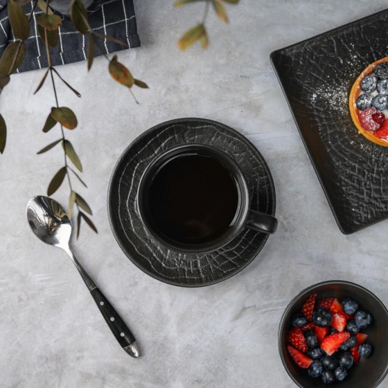 Чайная пара Black Raw Wood 200 ml 6