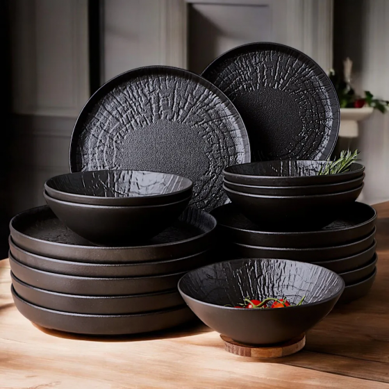 Тарелка Black Raw Wood Ø27 CM 8