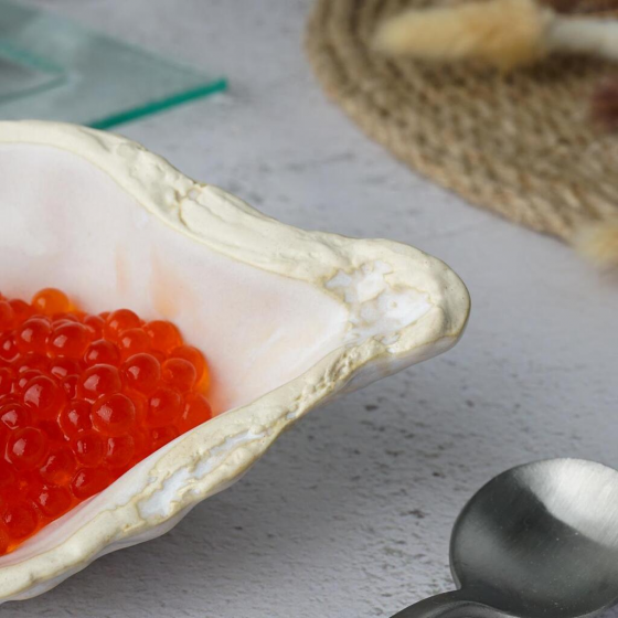 Блюдо для подачи Frutti di Mare 12X8X4 CM Gray Shell 3