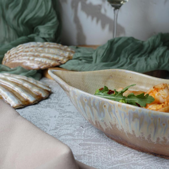 Блюдо Frutti di Mare 29X11X7 CM Pearl Leaf 6