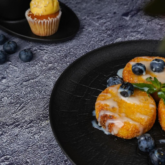 Тарелка Black Raw Wood Ø21 CM 5