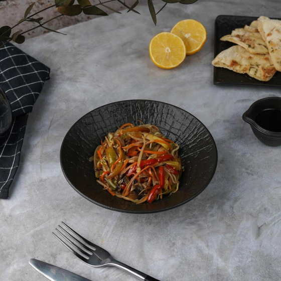 Тарелка Black Raw Wood Ø18 CM 4