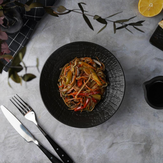 Тарелка Black Raw Wood Ø18 CM 2