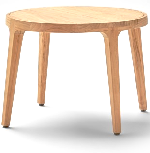 Столик из тика Paralel 78X78X56 CM