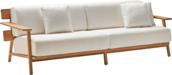 Диван с каркасом из тика Paralel 225X91X74 CM