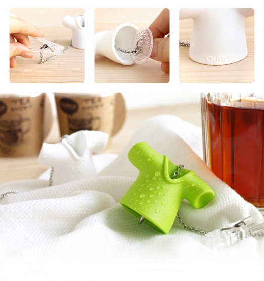 Заварочная ёмкость для чая tea shirt красная 5