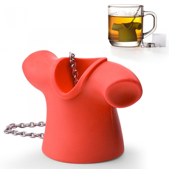 Заварочная ёмкость для чая tea shirt красная 1