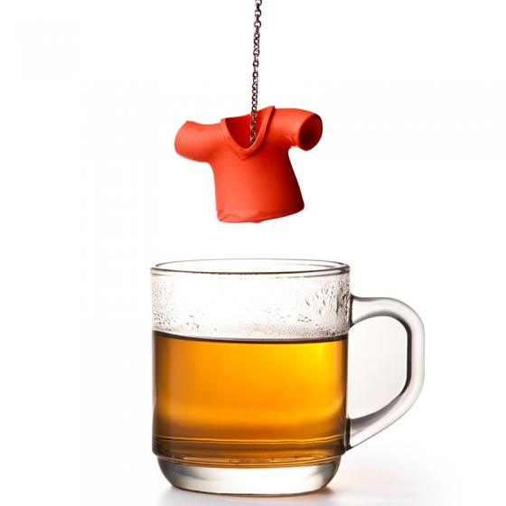 Заварочная ёмкость для чая tea shirt красная 2