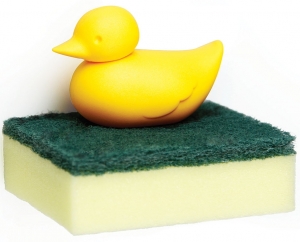 Держатель для губки Duck жёлтый