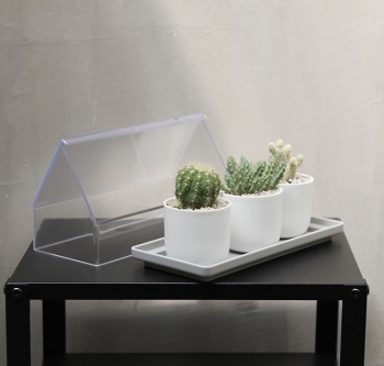 Лоток для выращивания растений Micro green house 24X11X14 CM