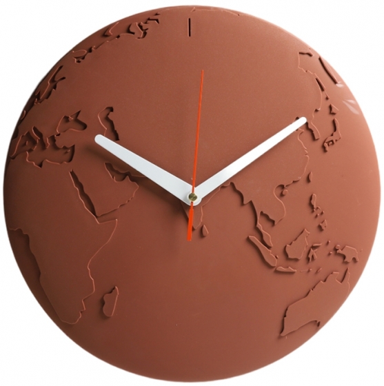 Часы настенные World Wide Waste Ø31 CM коричневые 1