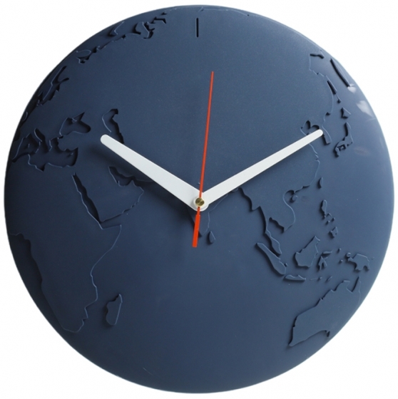 Часы настенные World Wide Waste Ø31 CM тёмно-синие 1