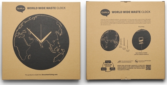 Часы настенные World Wide Waste Ø31 CM тёмно-зеленые 8