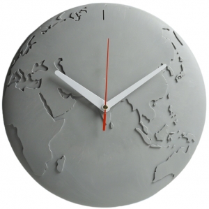 Часы настенные World Wide Waste Ø31 CM серые