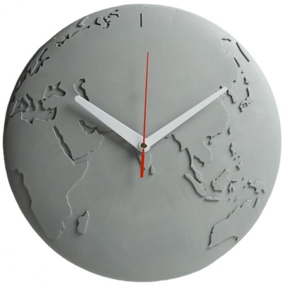Часы настенные World Wide Waste Ø31 CM серые 1