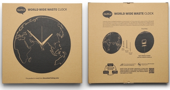 Часы настенные World Wide Waste Ø31 CM серые 8