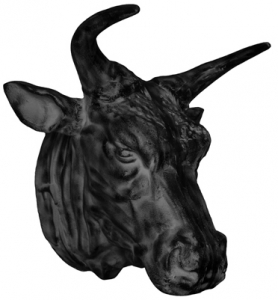 Декор насеченный Bull's Head 56X51X61 CM
