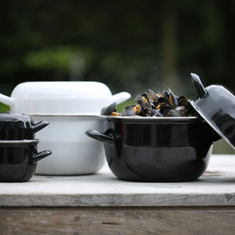 Кастрюля Mussel Pot 2.8L красная 3