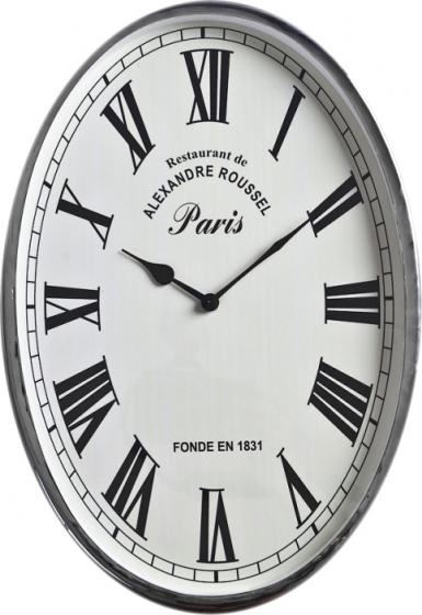 Настенные часы овальной формы 46X32 CM 1