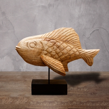 Декор из манго Fish 38X50X20 CM