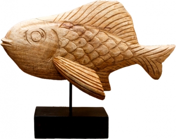 Декор из манго Fish 38X50X20 CM