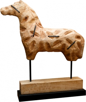 Декор из дерева манго Horse 48X47X10 CM