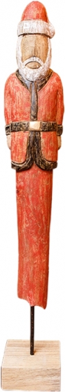 Декоративная фигурка из манго Санта Клаус 73X11 CM 1