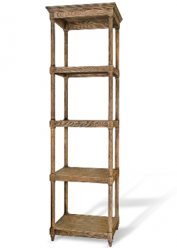 Стеллаж дубовый Denis Vintage 61X45X208 CM
