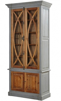 Шкаф-витрина из сосны 100X48X220 CM