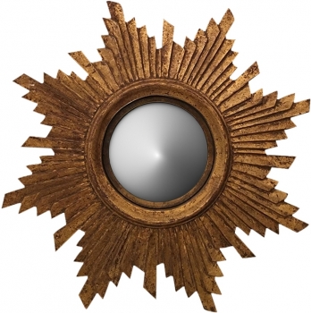 Зеркало выпуклое Antique gold Ø55 CM