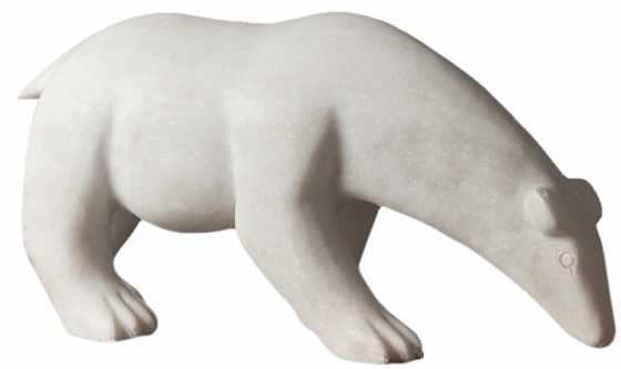 Декоративный элемент из камня Polar Bear 55X18X26 CM 1