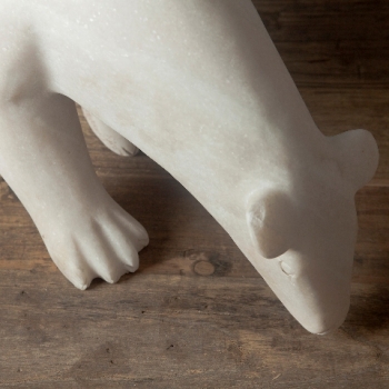 Декоративный элемент из камня Polar Bear 55X18X26 CM