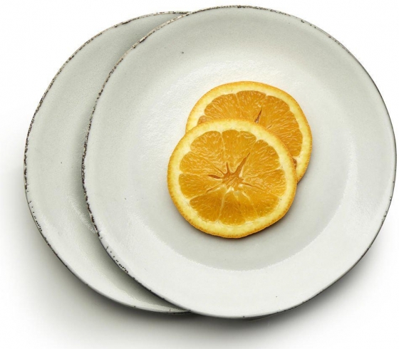 Набор из двух тарелок Nature Ø23 CM серые 2