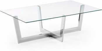 Журнальный столик Plam 120X70X38 CM хром