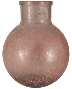 Ваза Silk 23X23X31 CM розового цвета