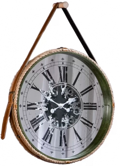 Часы в раме из пеньковой верёвки Treviso Ø63 CM 1