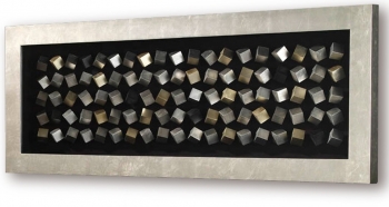 Барельеф с композицией из кубиков Cubic 160X60 CM