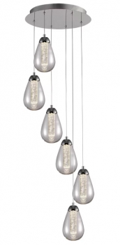 Светильник подвесной 6 LED Taccia 41X41X125 CM