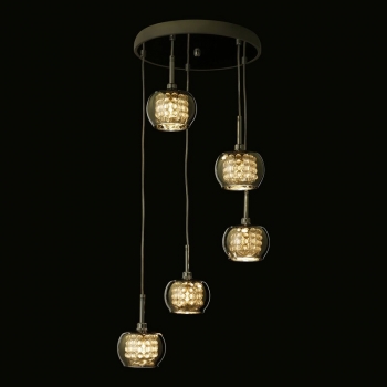 Подвес с пятью плафонами Arian LED 43X43X65 CM