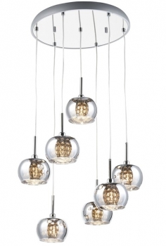 Подвес с семью плафонами Arian LED 50X50X85 CM