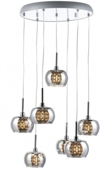 Подвес с семью плафонами Arian LED 50X50X85 CM