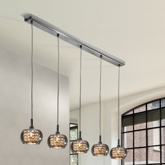 Линейный подвес с плафонами Arian LED 50X50X85 CM 3