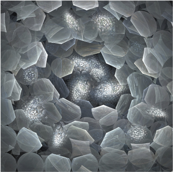 Стеклянный постер Polaris 120X120 CM