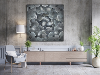 Стеклянный постер Polaris 120X120 CM