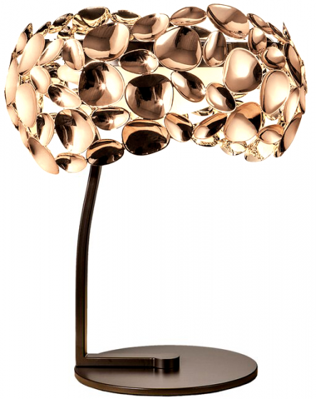 Настольная лампа Narisa 32X32X40 CM цвета розового золота 1