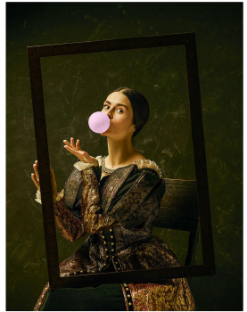 Постер на стекле Bubble Gum 100X130 CM