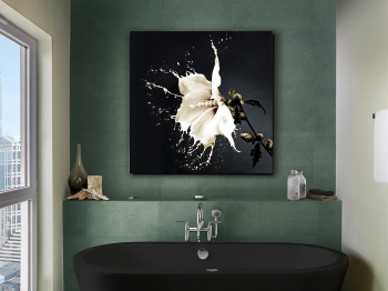 Постер на стекле Splash 100X100 CM