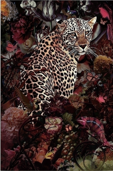 Постер на стекле Leopardo 80X120 CM