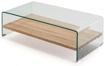 Стол журнальный из закалённого стекла Sonama 110X55X35 CM